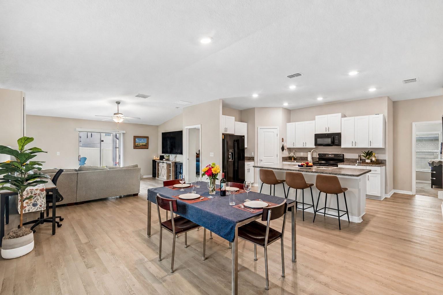Virtually staged (barstools)