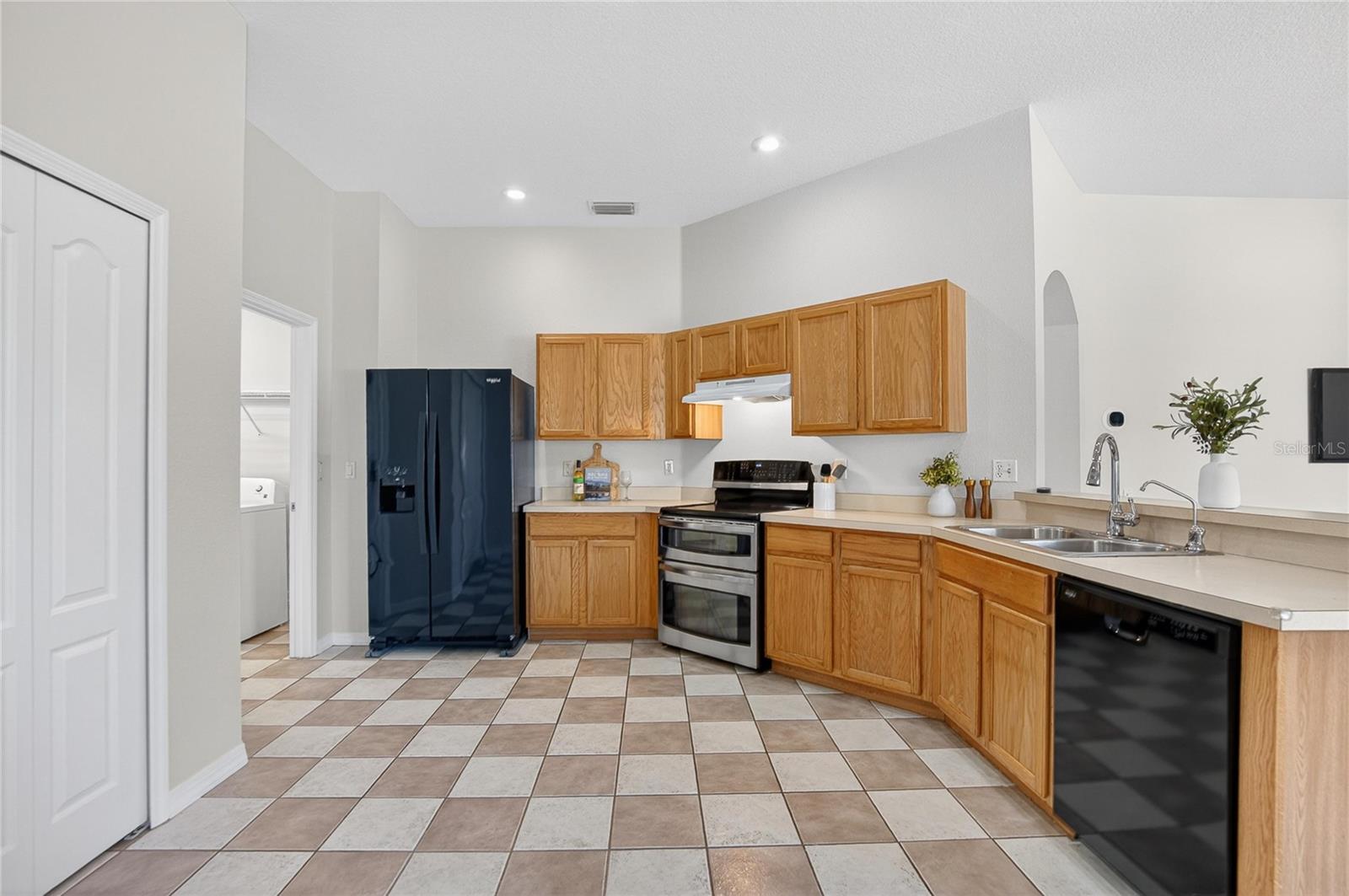 The Kitchen has a large pantry