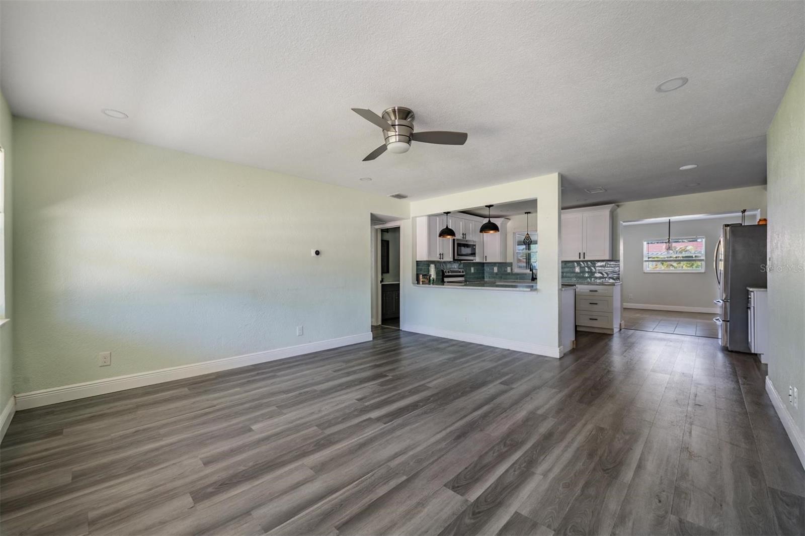 Living room from front door