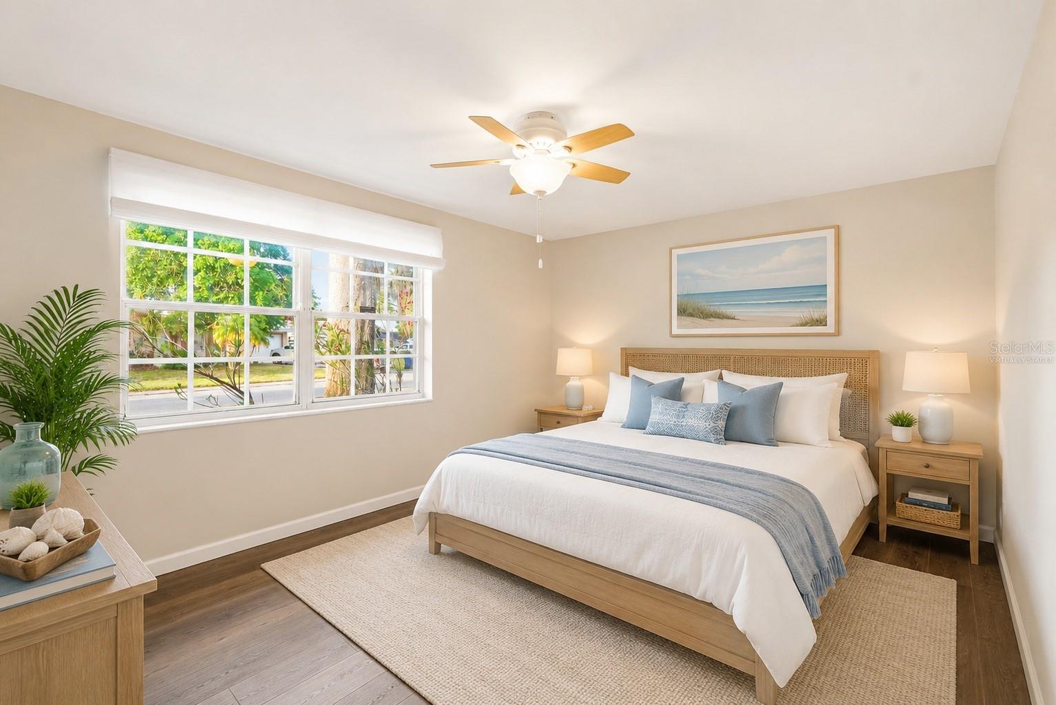 Primary Bedroom Virtually Staged