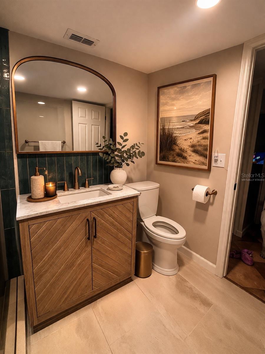 Main Bathroom Virtually Staged