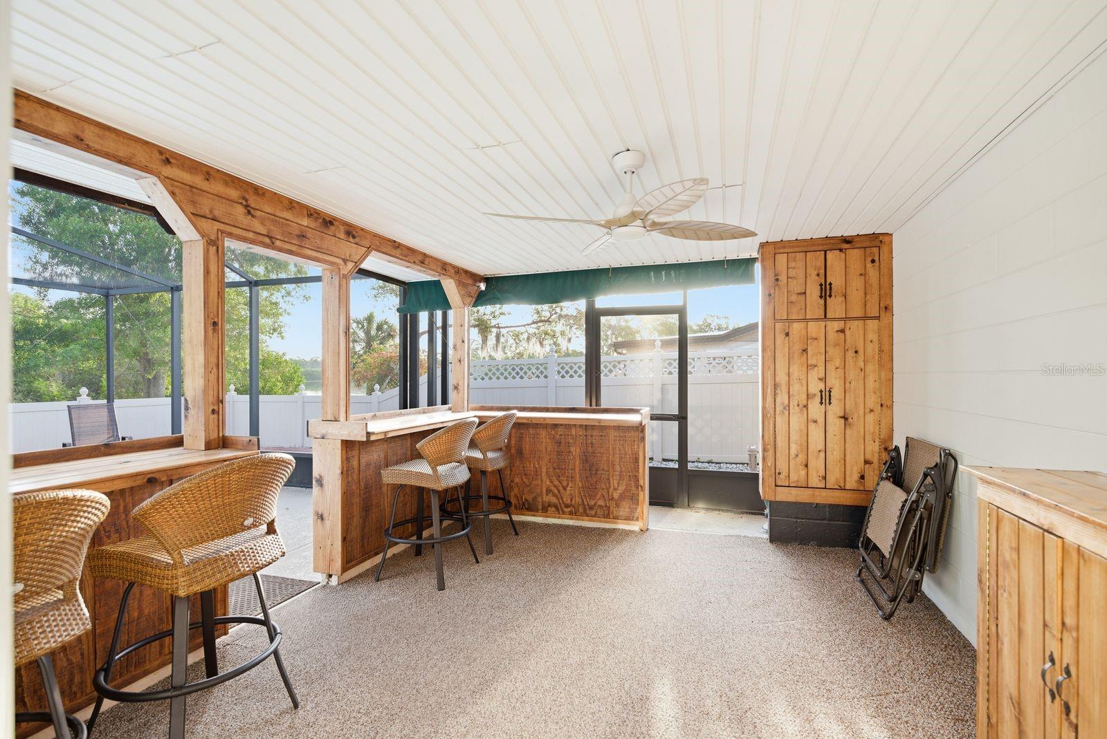 Back Porch/ Lanai/ Storage Closet