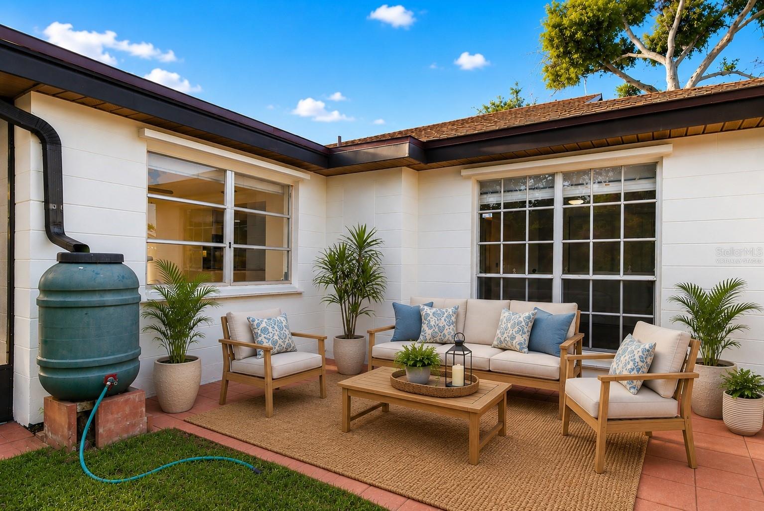 Back Patio Virtually Staged