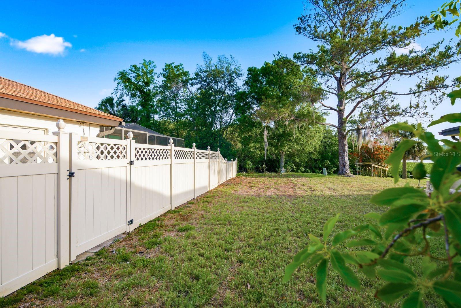 Additional Yard Space on the R side of the fence