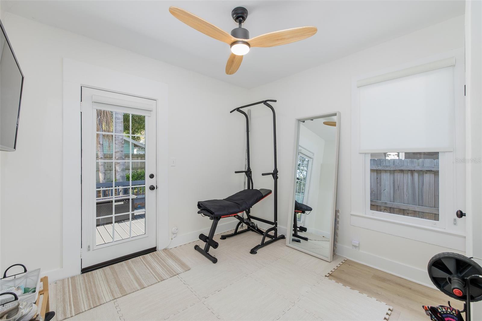 3RD BEDROOM USED AS WORKOUT ROOM