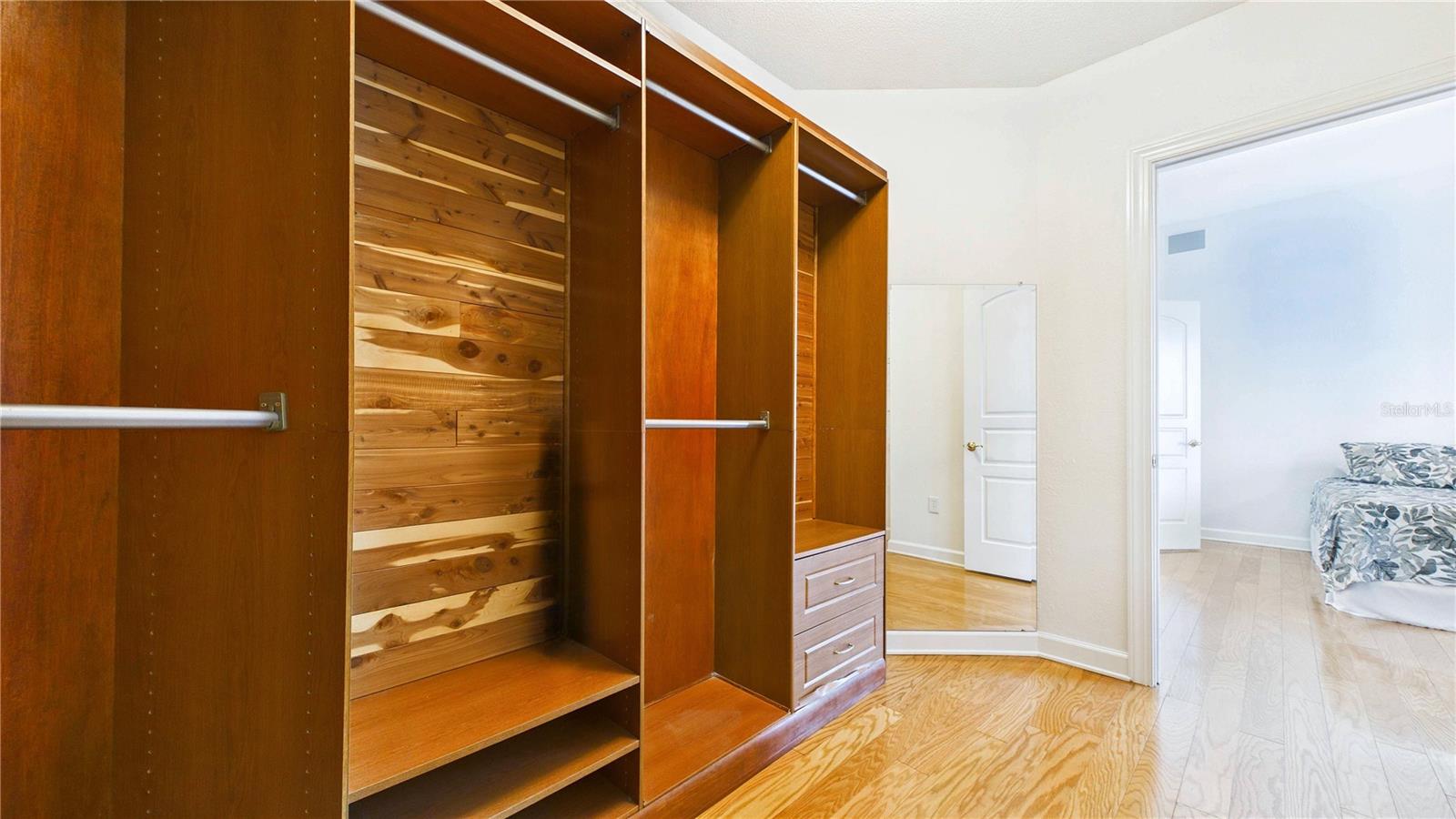 Large walk-in closet one