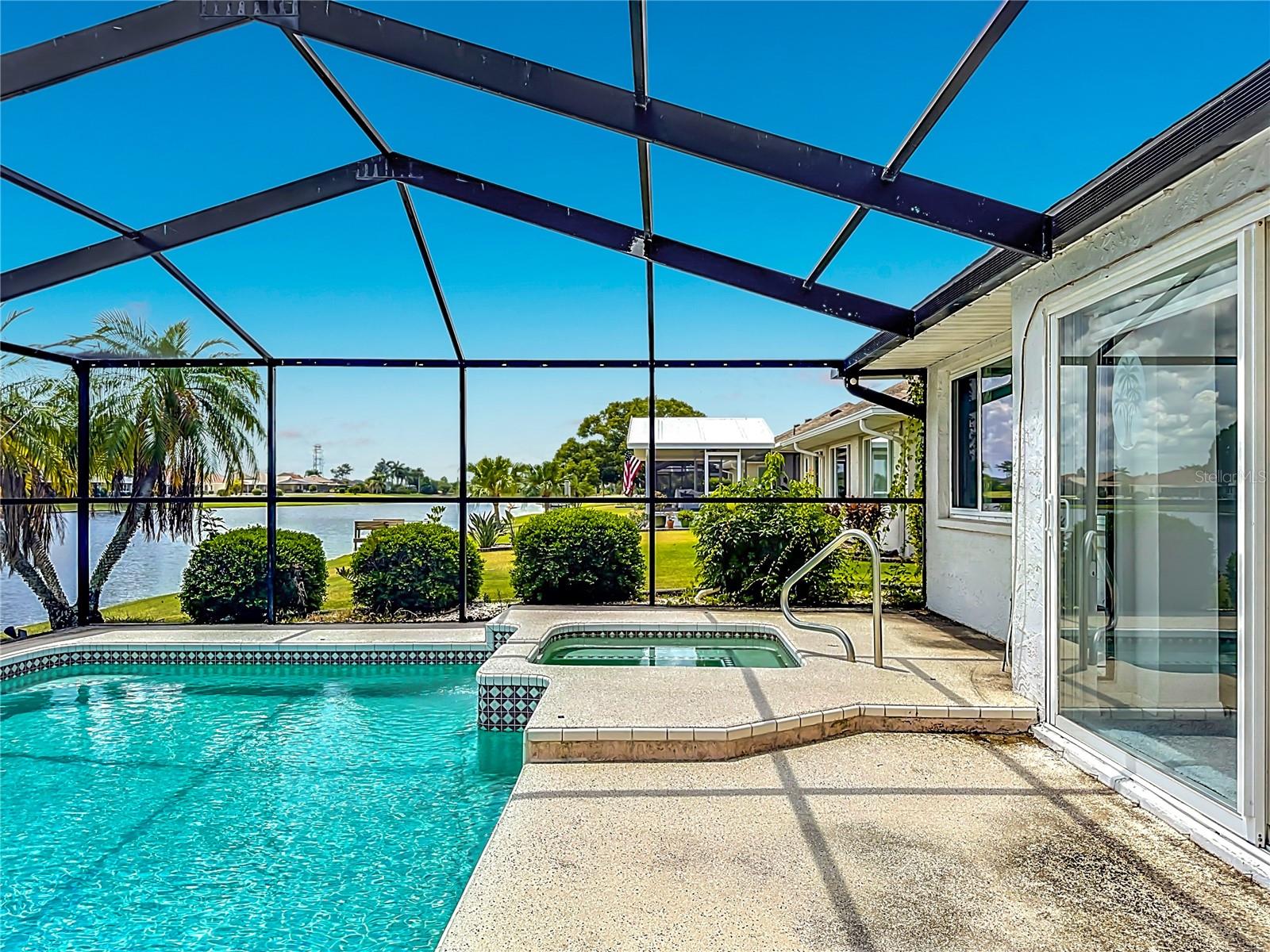 Outdoor Living and Pool Area