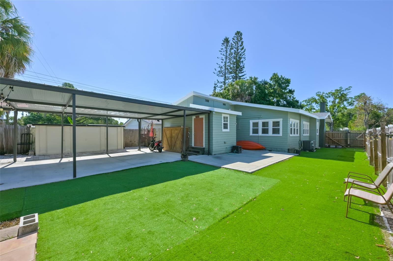 Fully Fenced Private Backyard