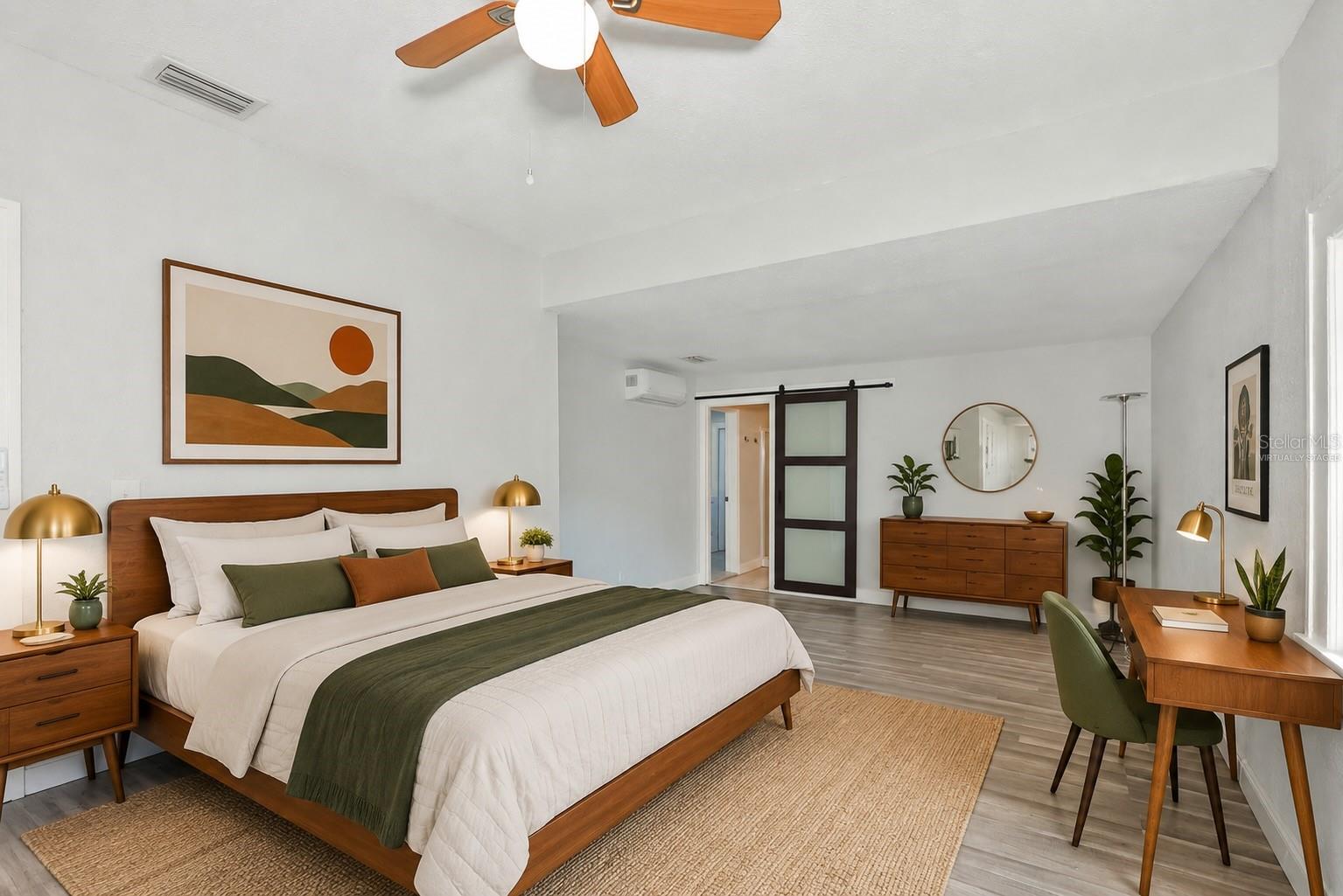 Primary Bedroom Virtually Staged