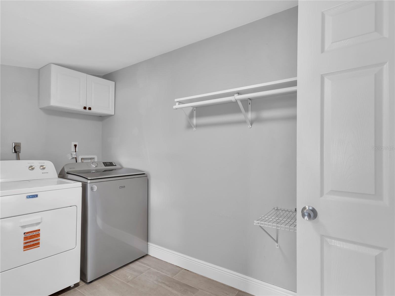 Laundry Room: Washer/Dryer