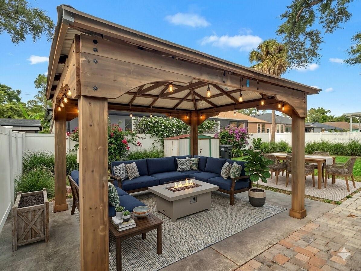 Virtually Staged Gazebo