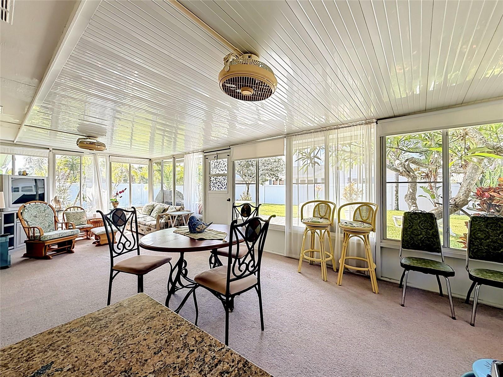 Florida Room is 26' X 12'