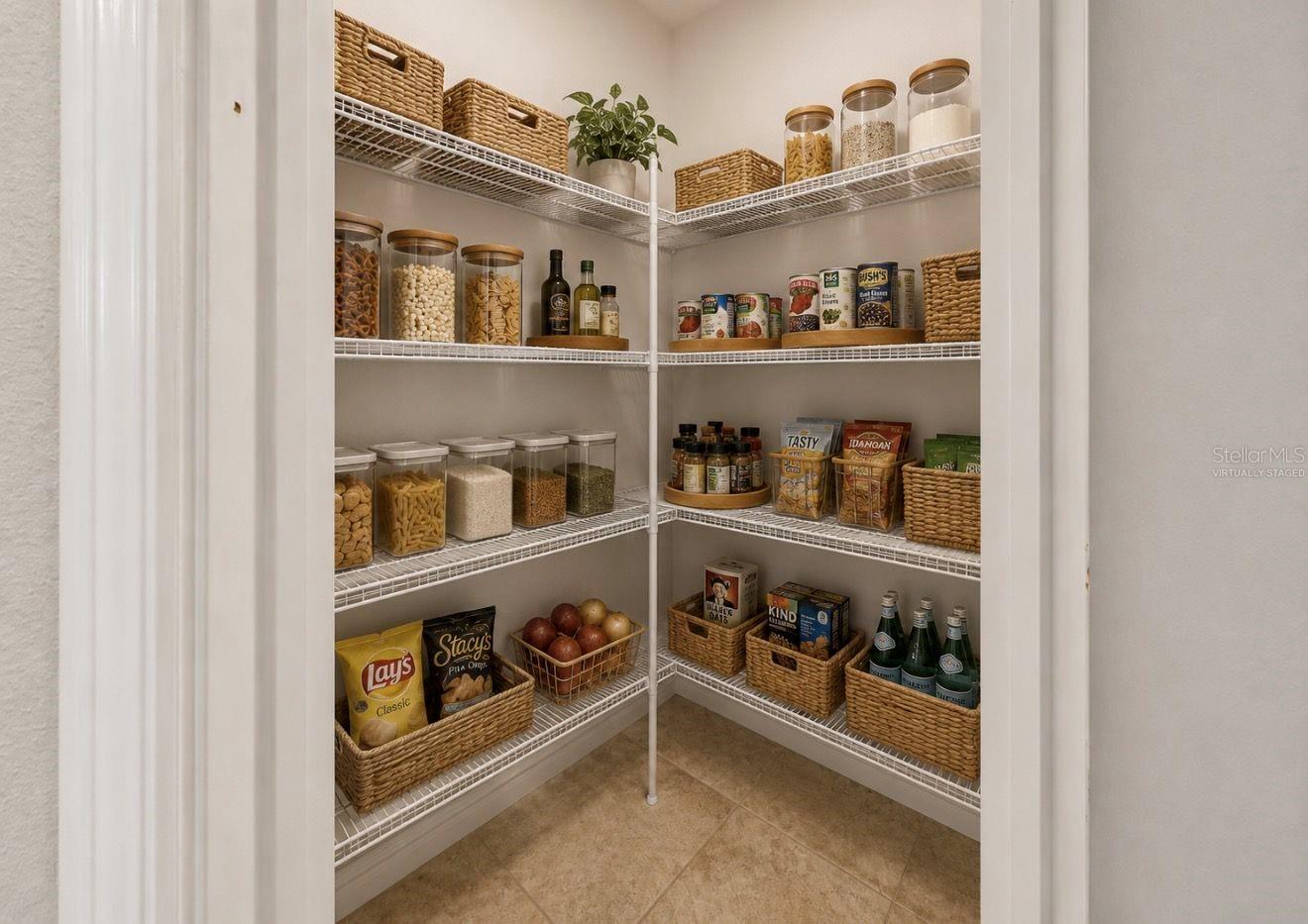 virtually staged- Pantry