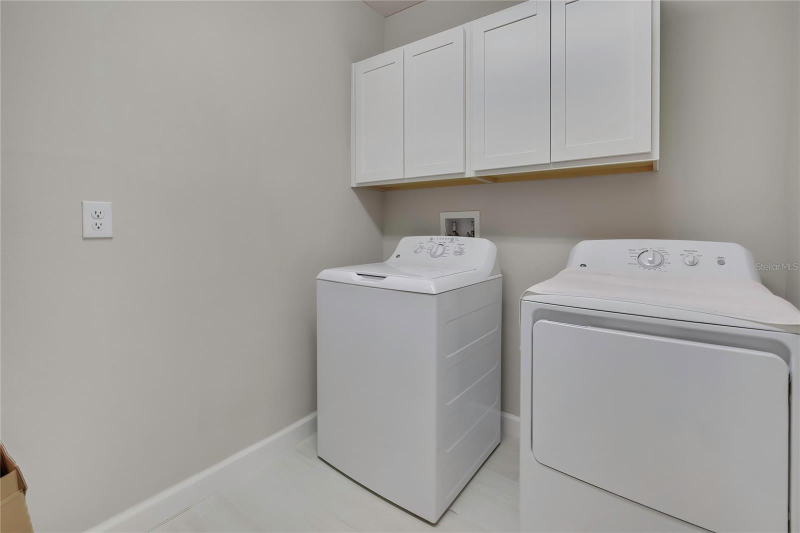 Large interior laundry room