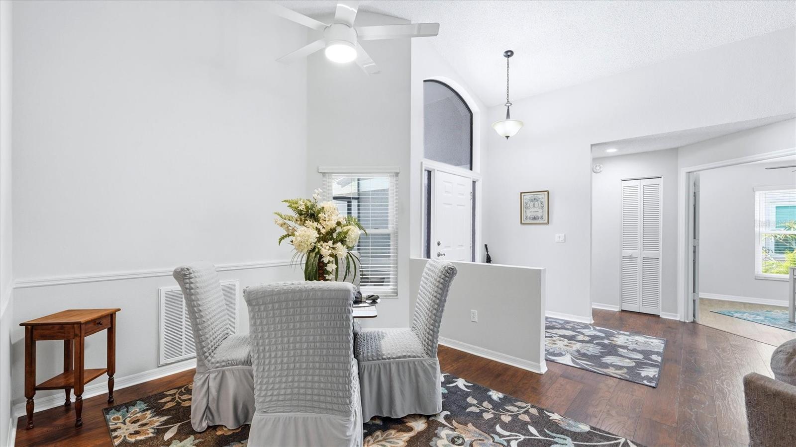 DINING ROOM, FOYER, DEN