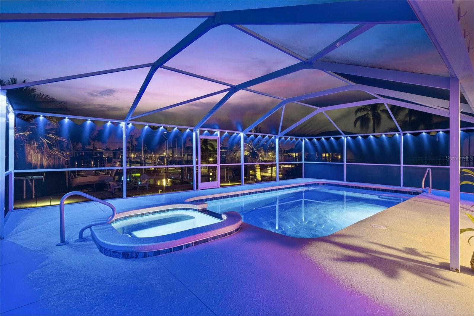Custom lighting outdoors