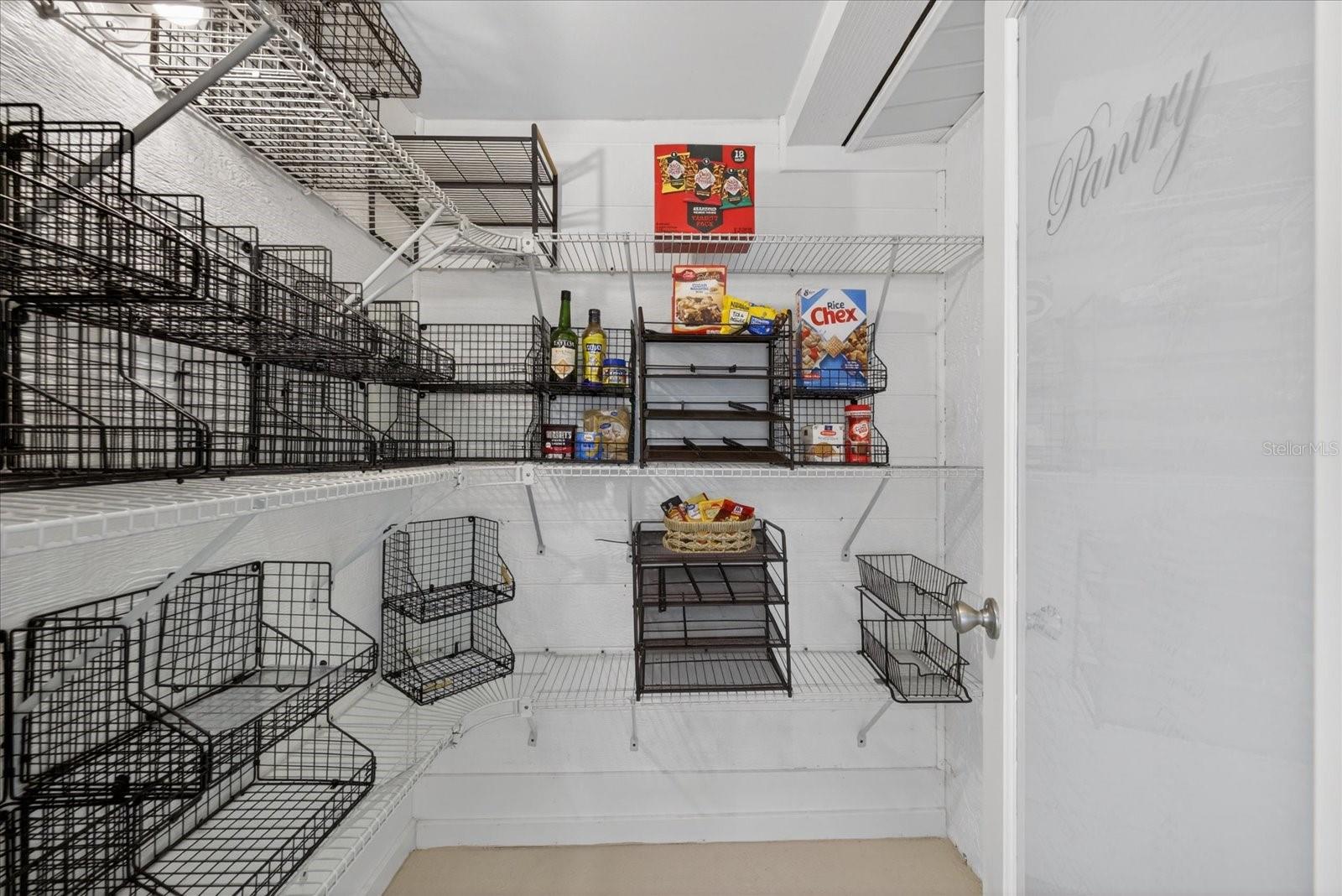 Huge closet pantry