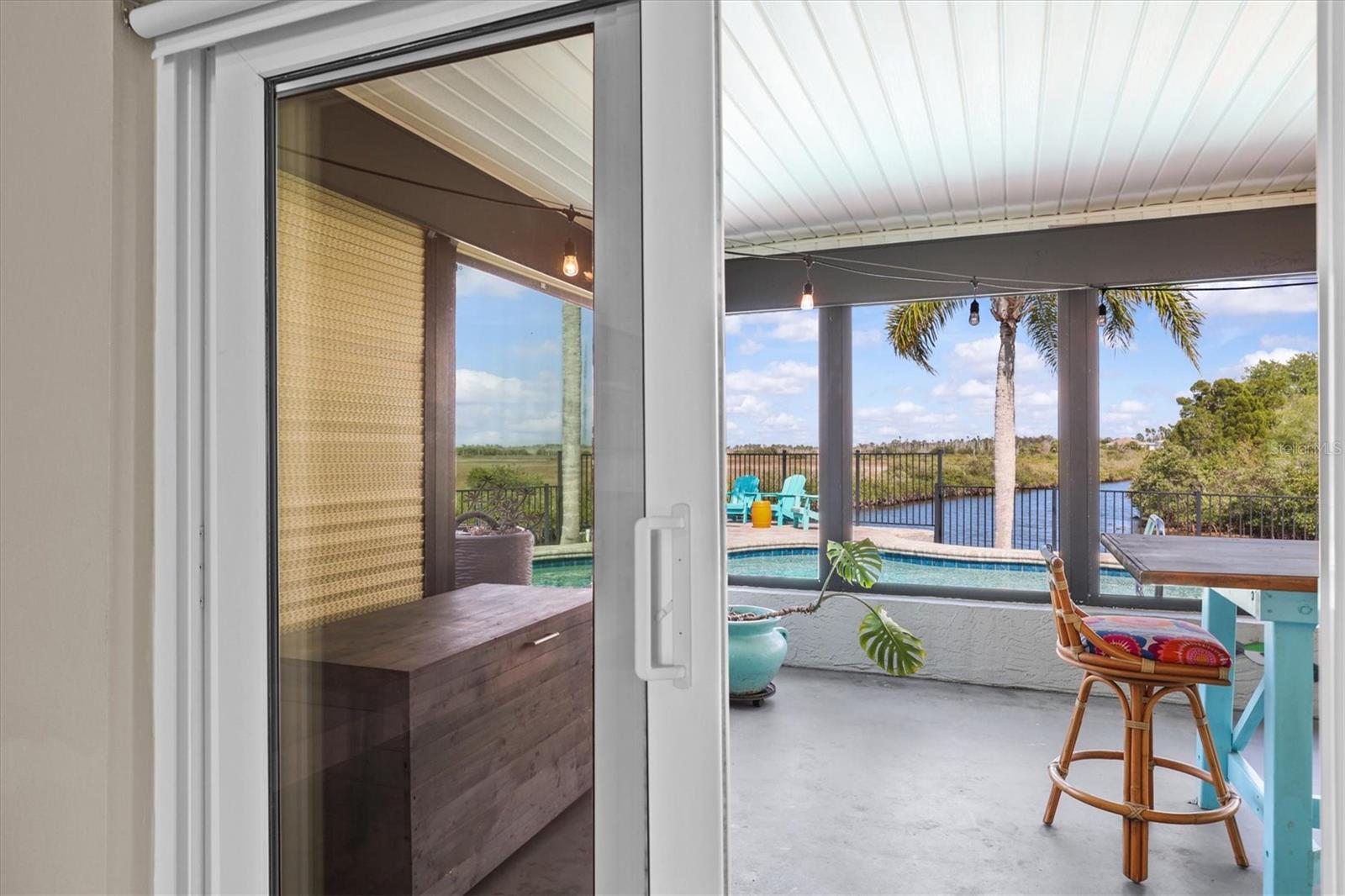 Leading out to the Back Porch