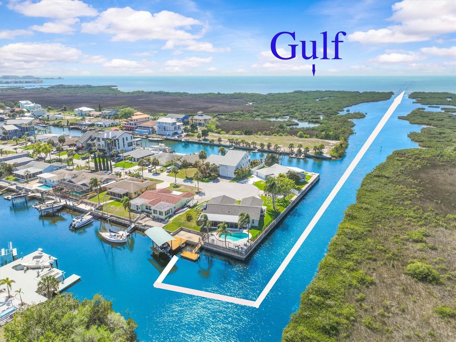 Access to the Open Gulf within Minutes