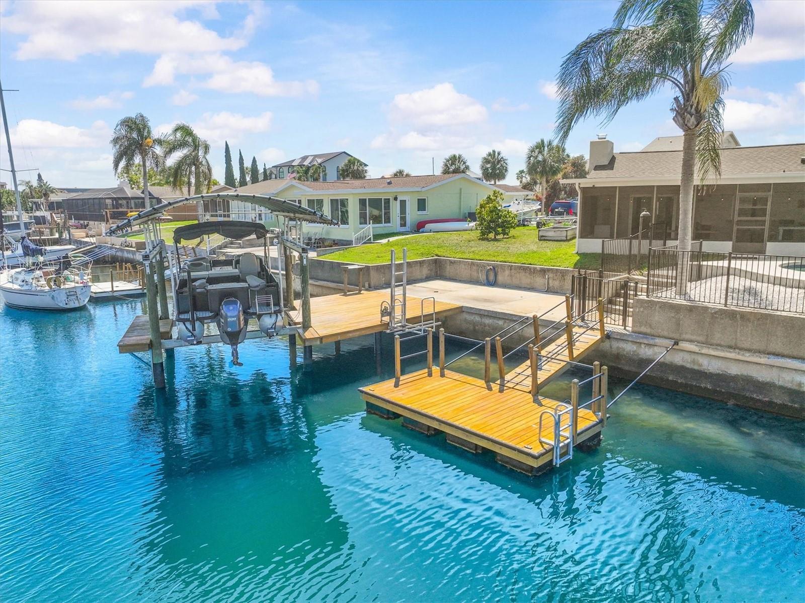 Floating Dock and Boat Lift