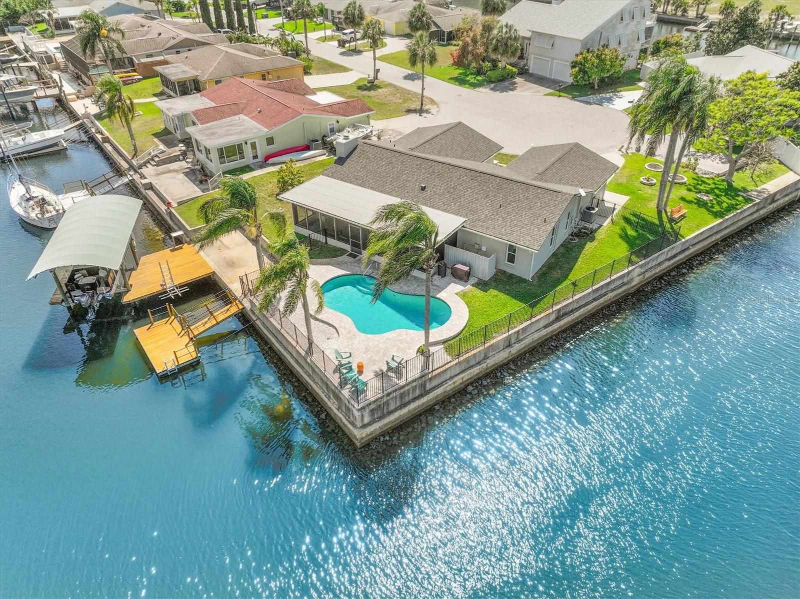 215 ft of Water Frontage