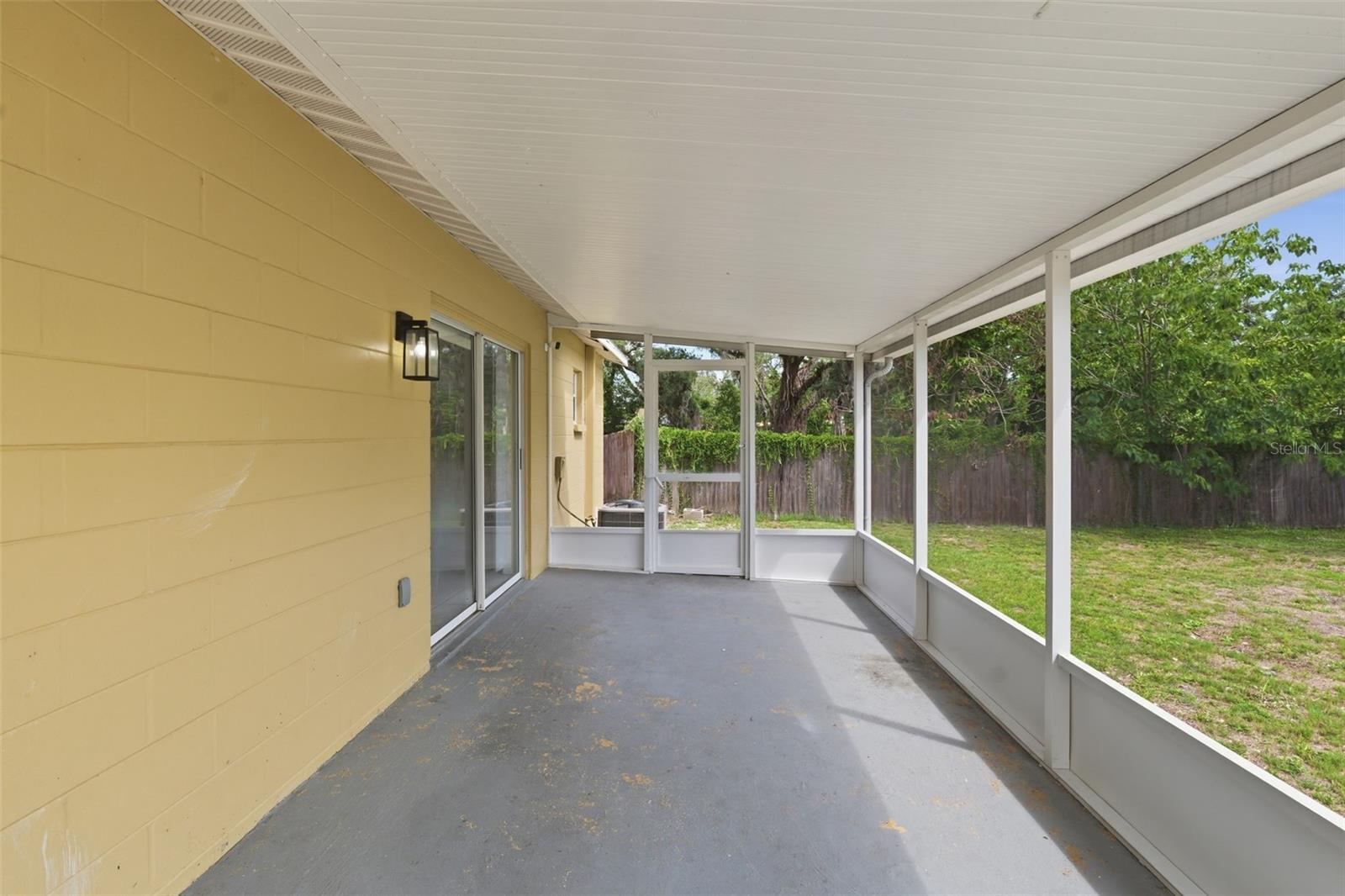 Rear Covered Patio