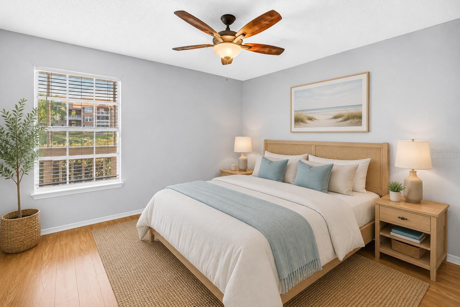 Wake Up to Peaceful Pond Views Right Outside Your Bedroom - Virtually Staged