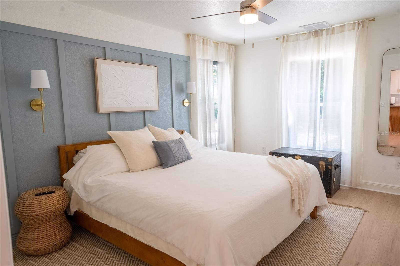 Bedroom with plenty of natural light