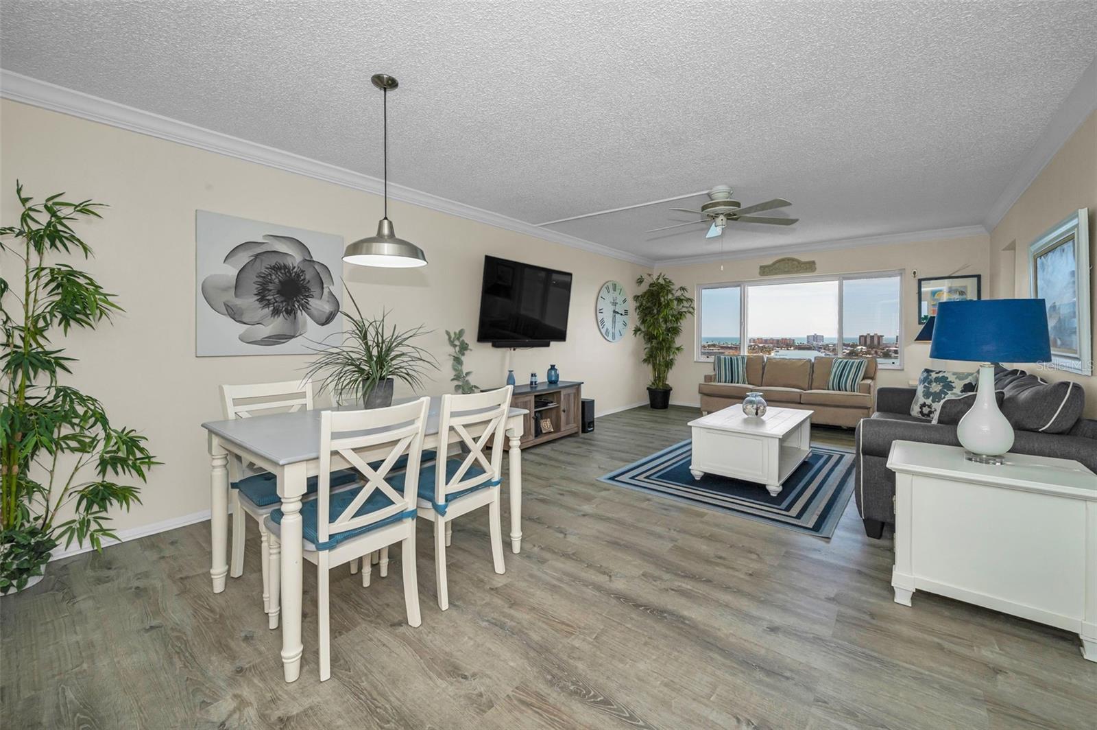 Dining room and living room combo