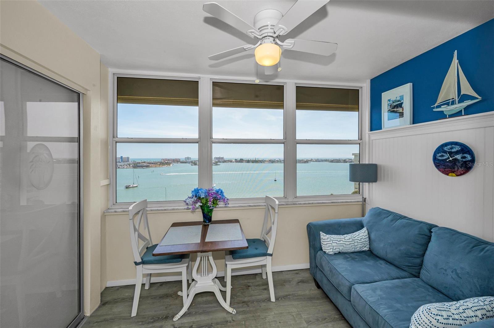 View of Intracoastal and Gulf from the sunroom