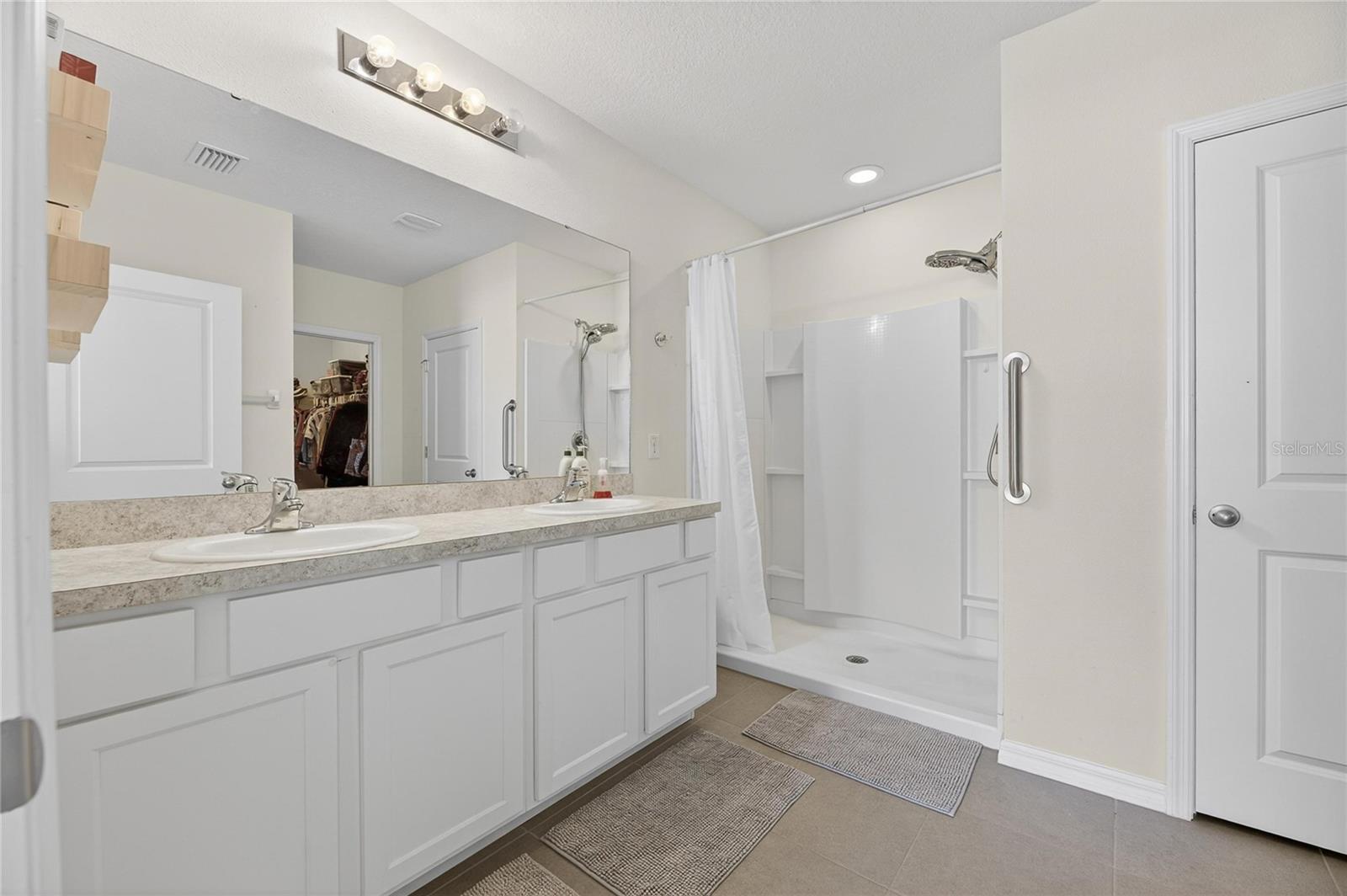 Roomy Master Bathroom with walk in shower