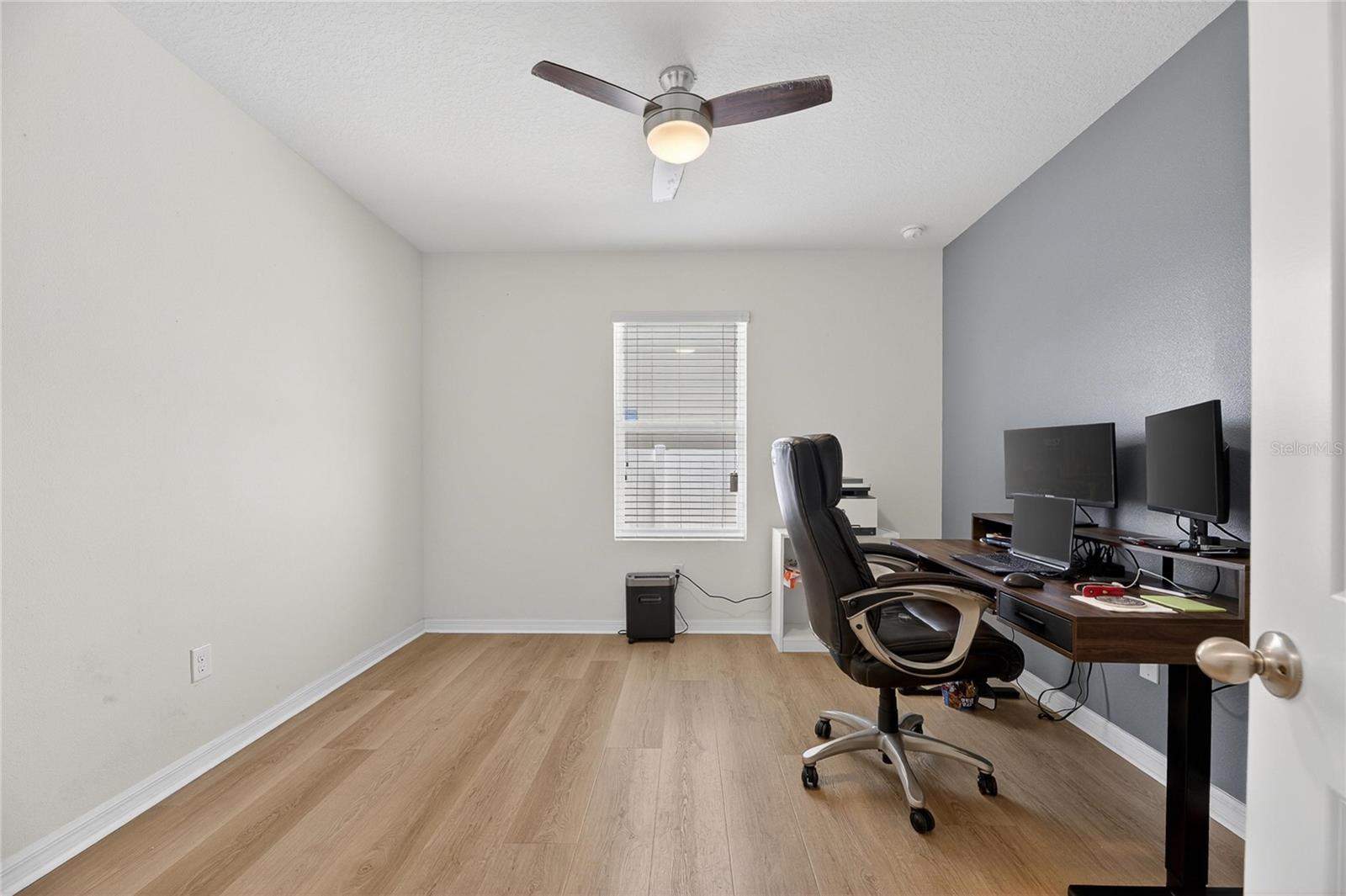 Secondary bedroom with luxury vinal flooring