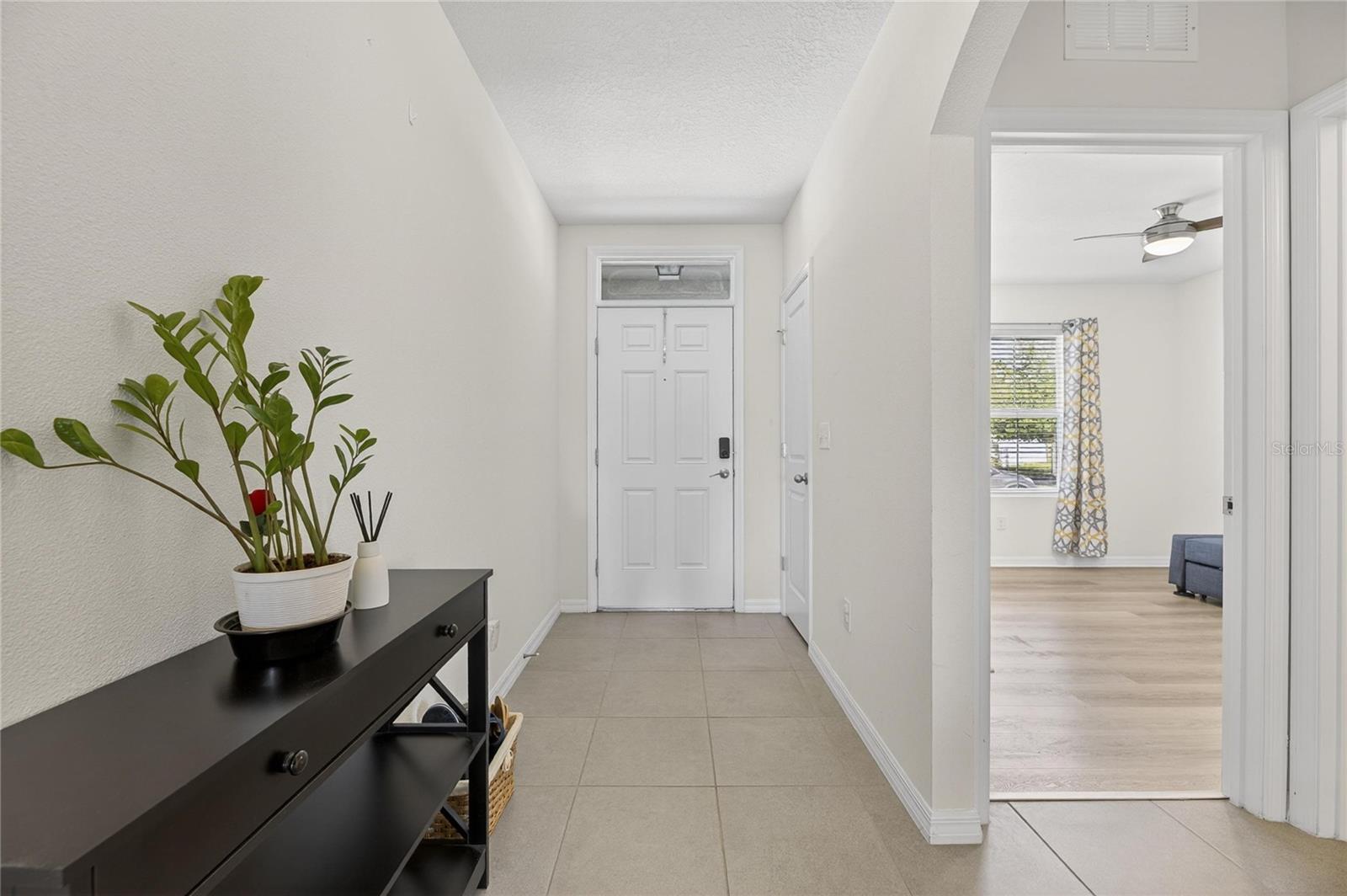 entry with 2 bedrooms and hall bath