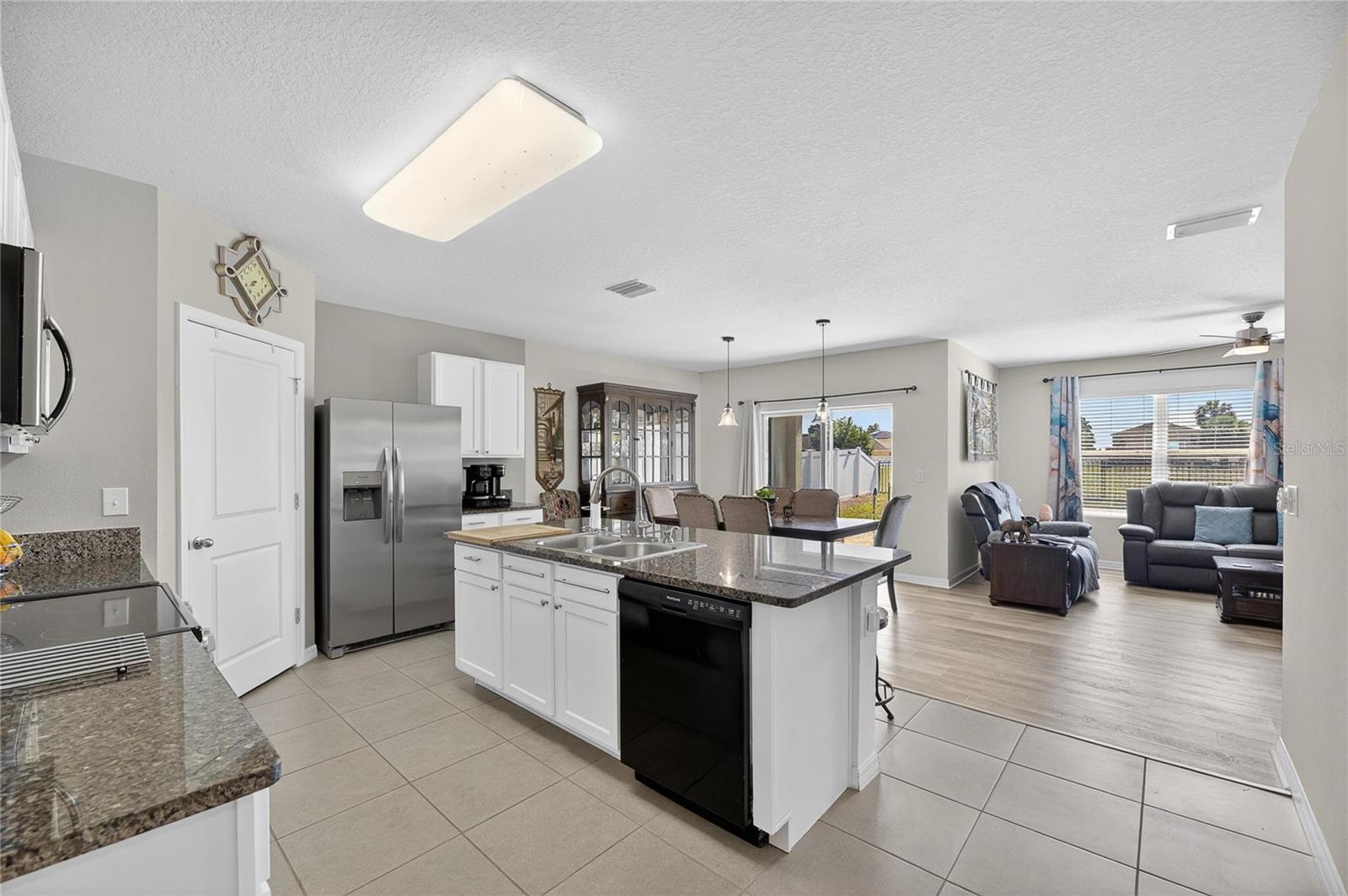 Newer Stainless Steel appliances, granite counter tops