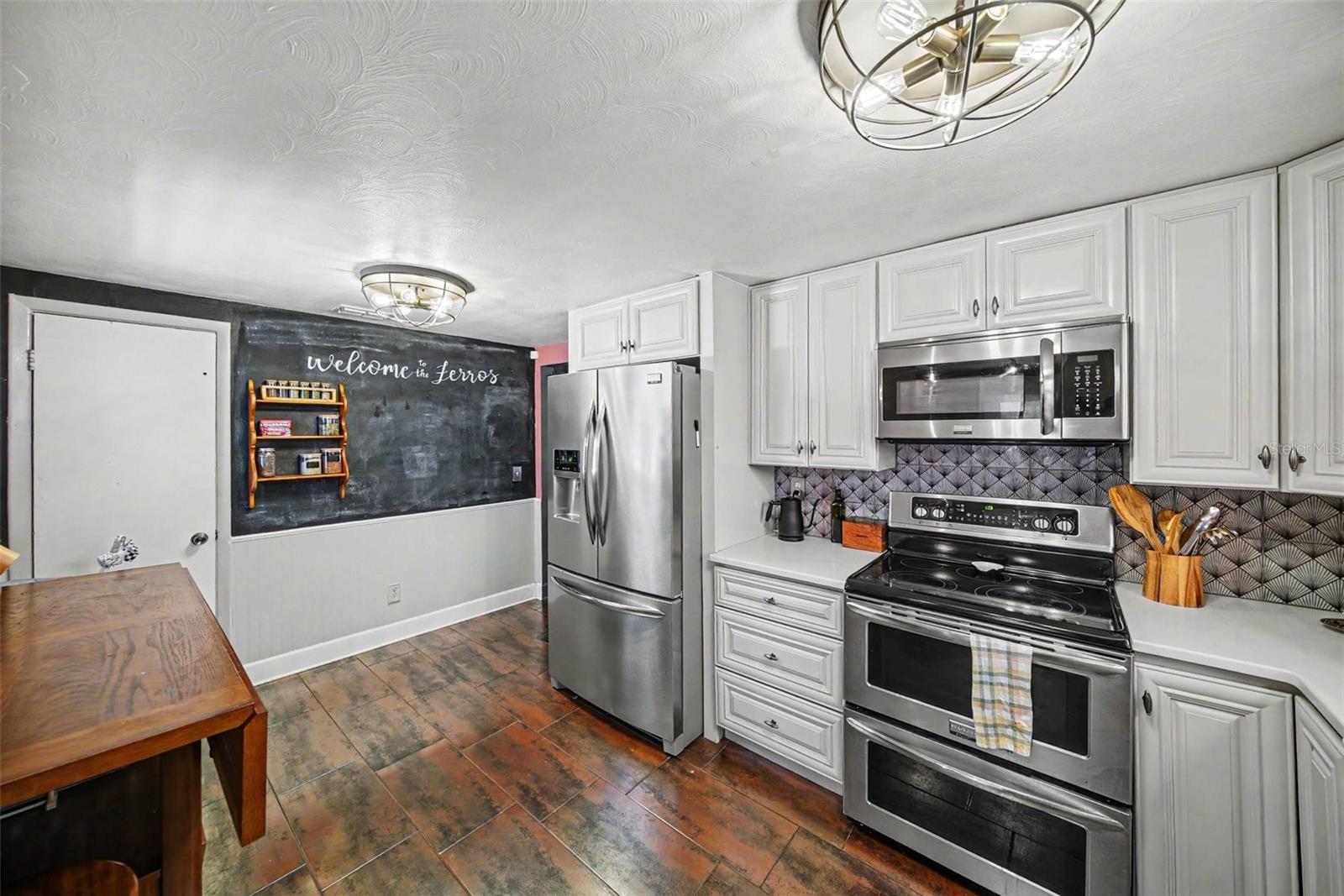 Kitchen with Double Oven and Microwave