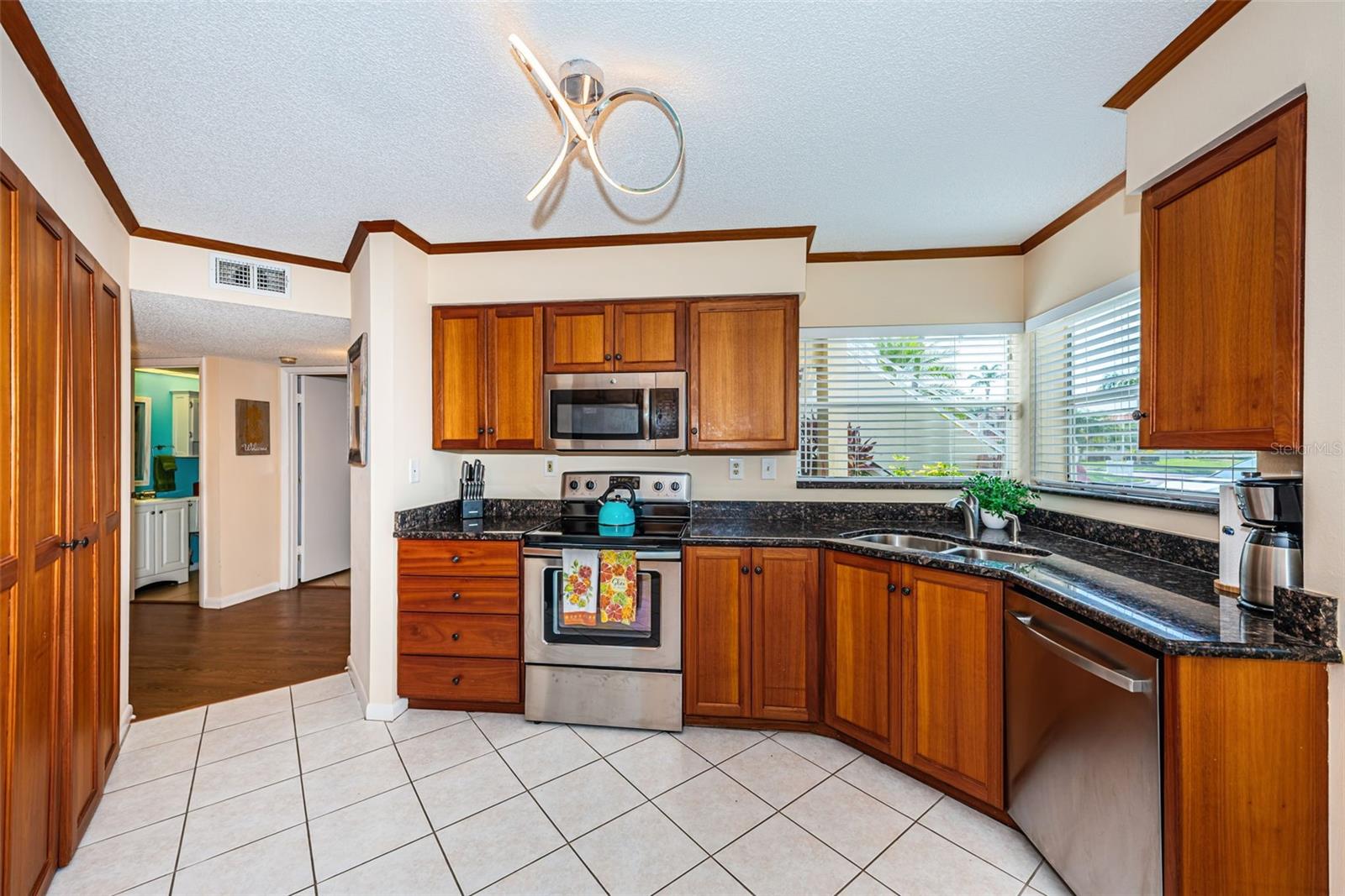 Large kitchen with eating space