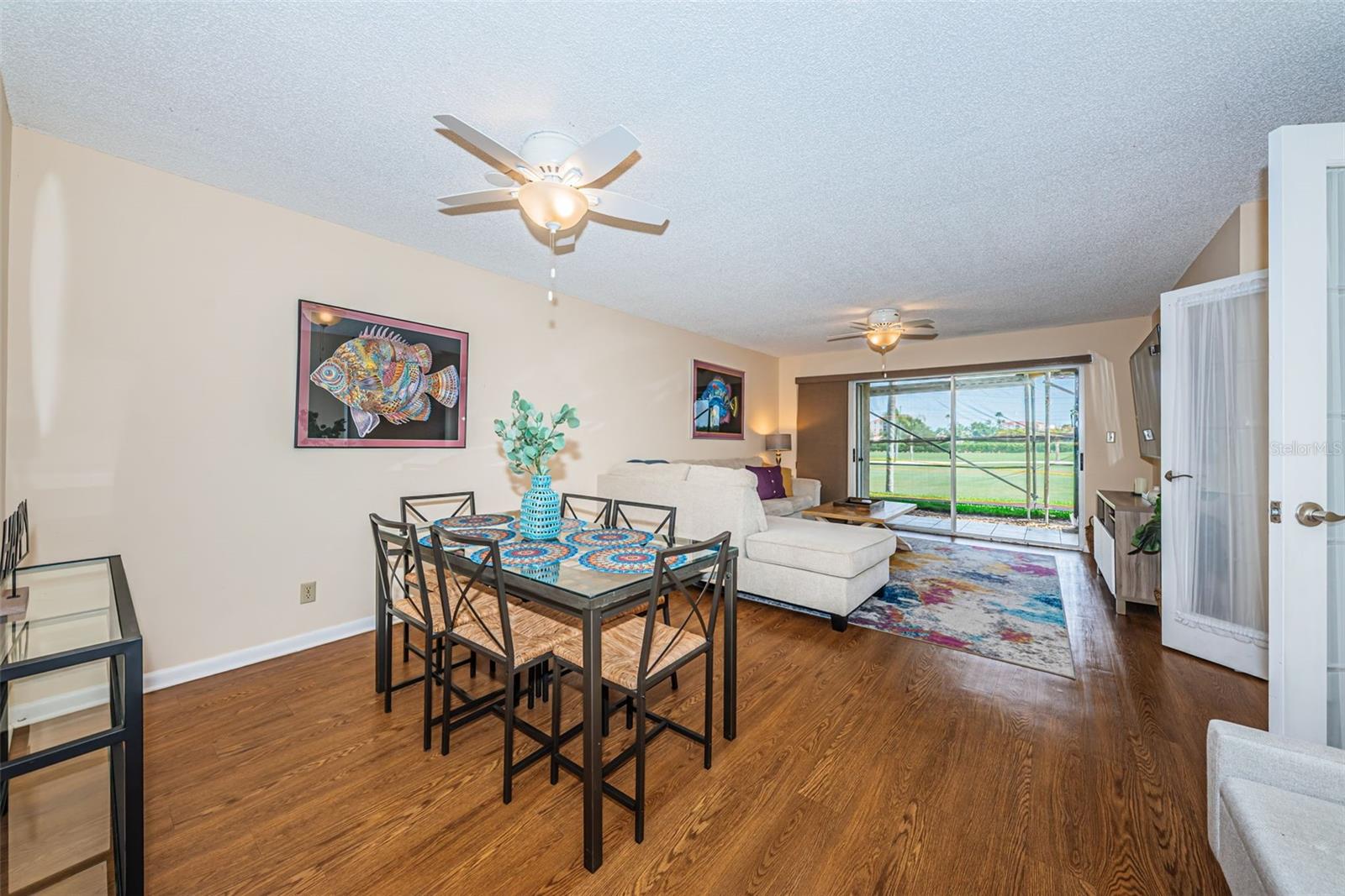 Dining and living room combo