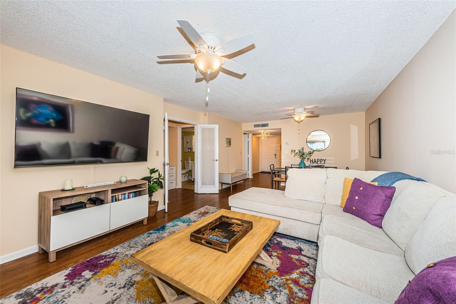 Living and dining room combo