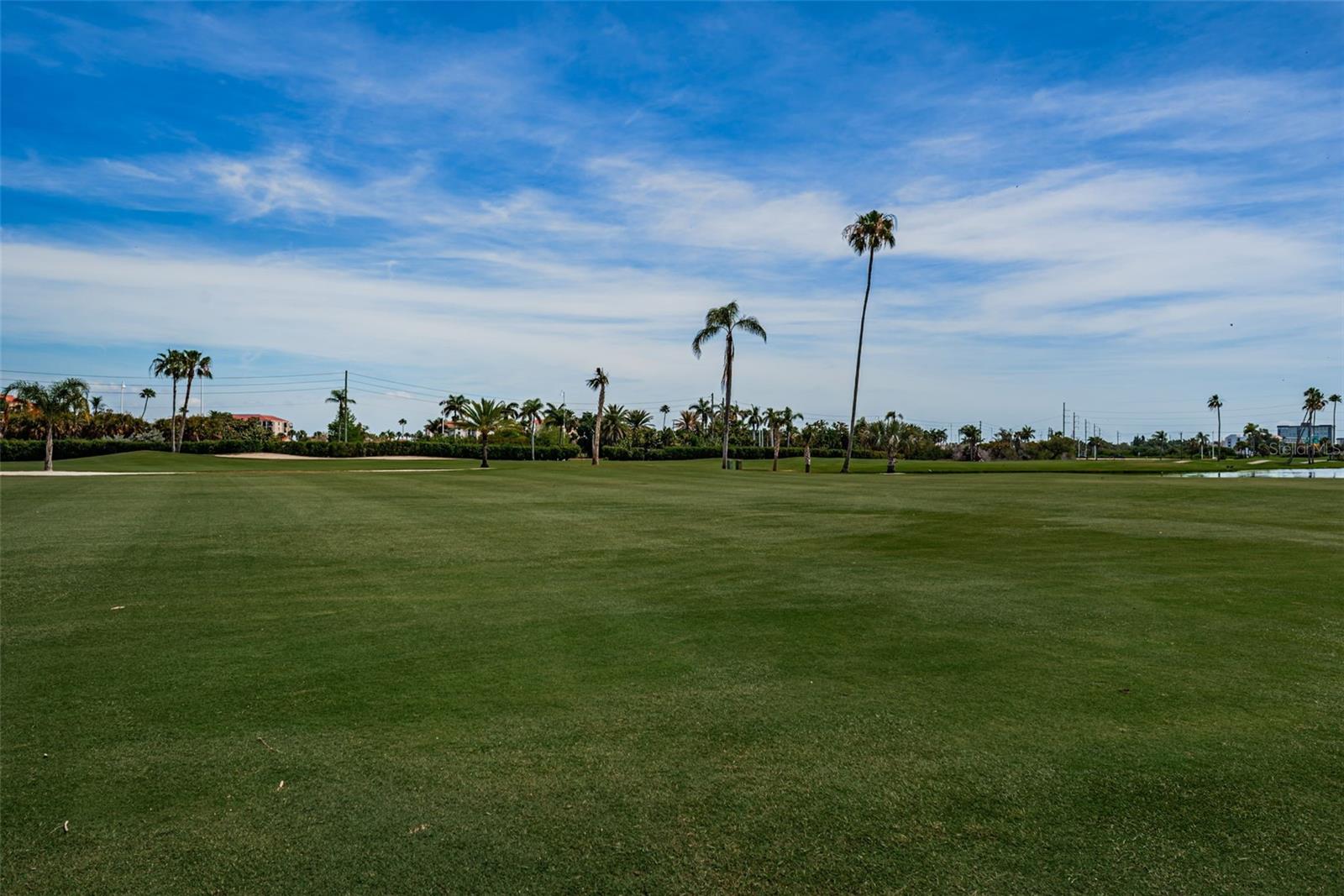 View of golf course from the primary bedroom