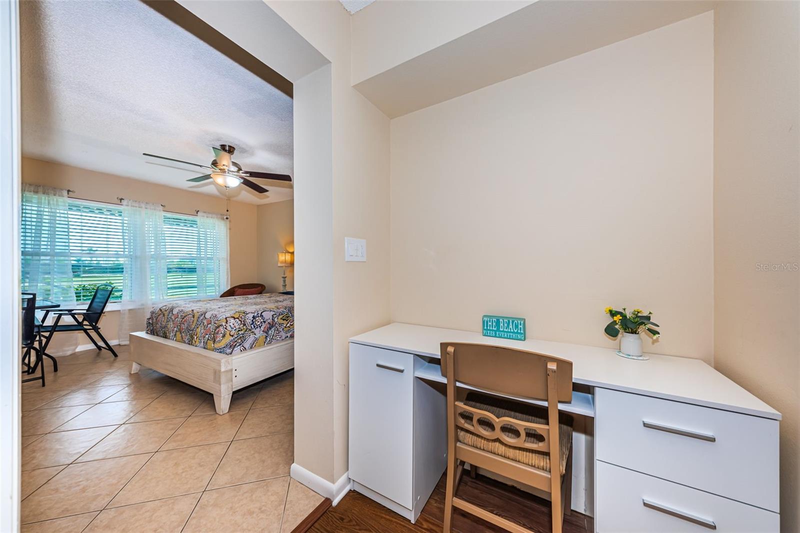 Desk or can be used as makeup vanity in Primary bedroom ensuite