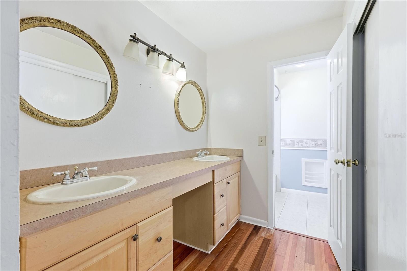 Bedroom 3 just down the hall is situated across from second bathroom