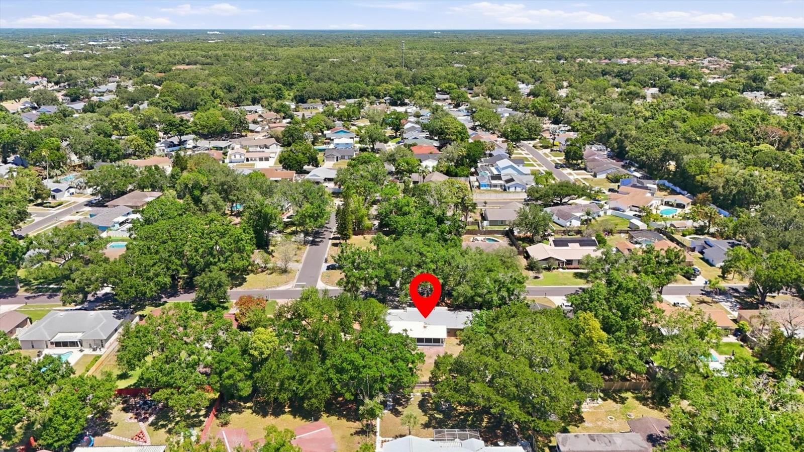 Aerial of Cherry Brook community