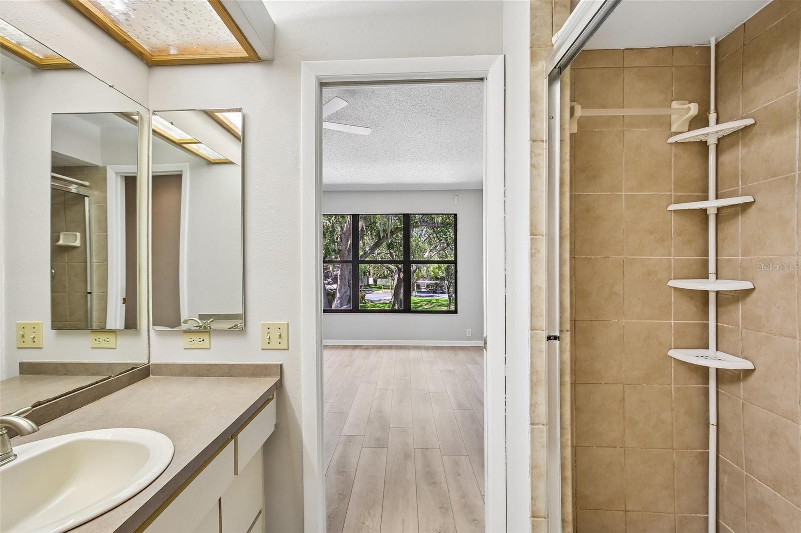 PRIMARY BATHROOM WITH SHOWER