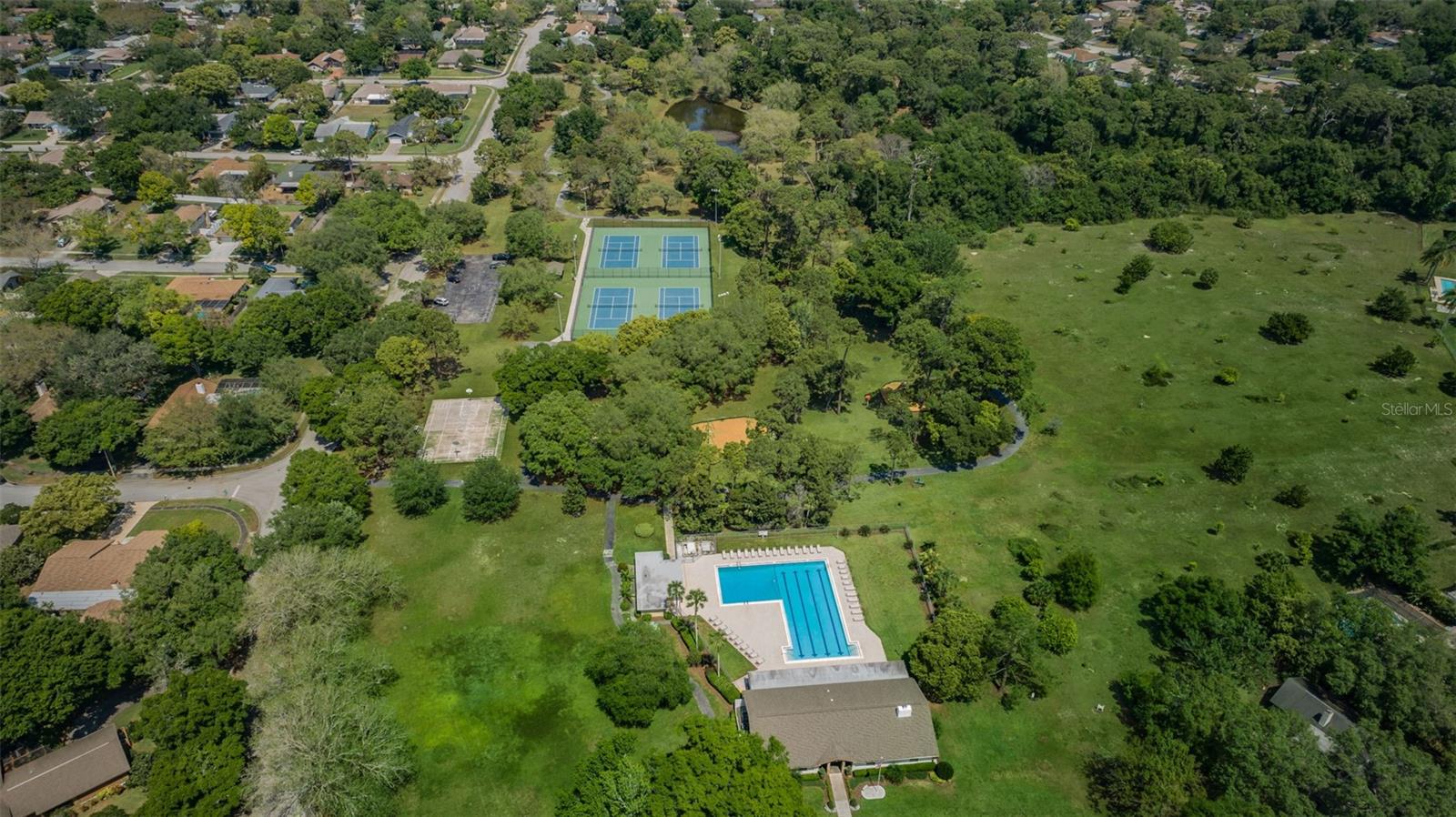 Community Pool, Tennis, and Basketball Court