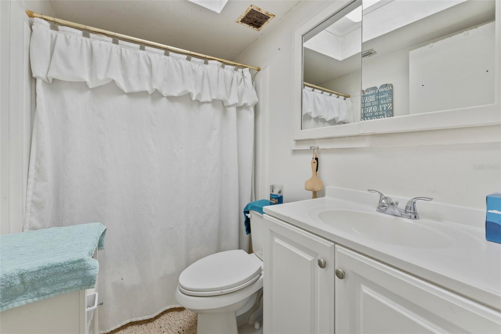 hall bath tub and shower
