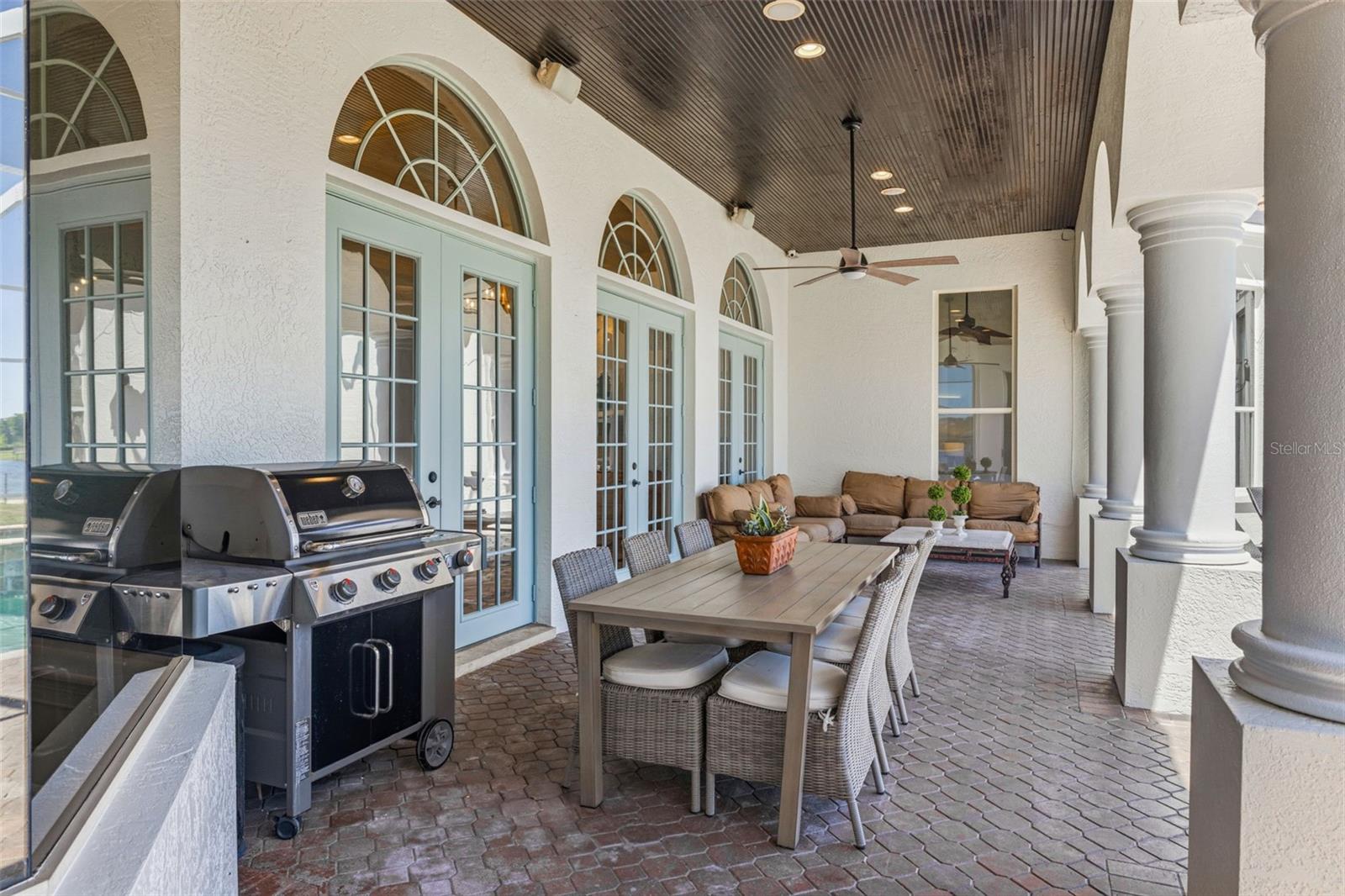 Expansive Pool Patio