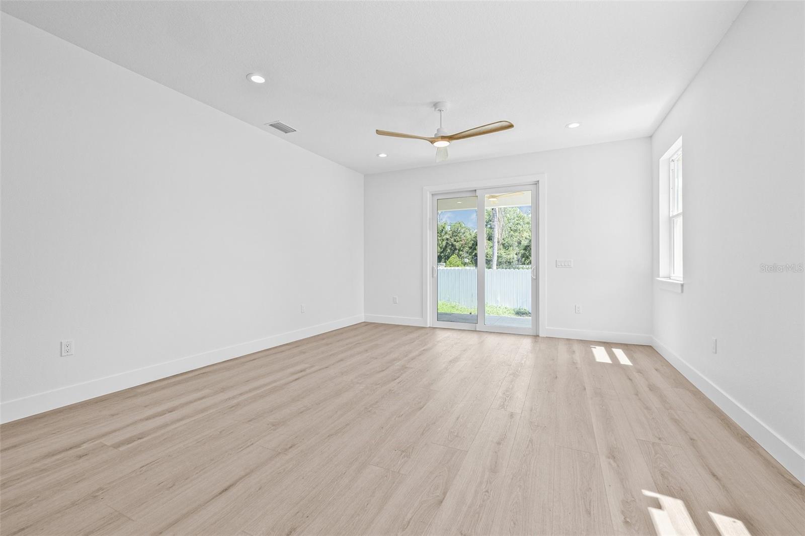 Living Room off of the kitchen