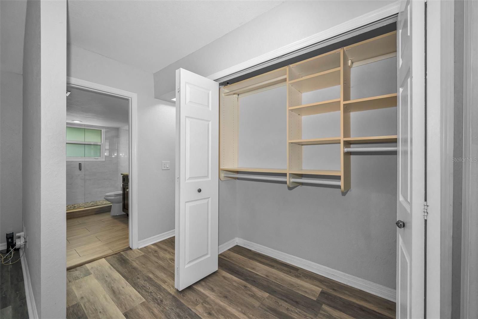 Primary Bedroom Closet 1