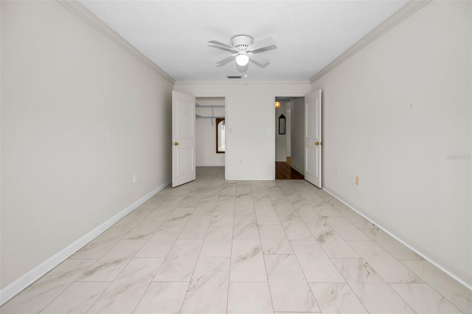 Guest Bedroom with walk-in closet