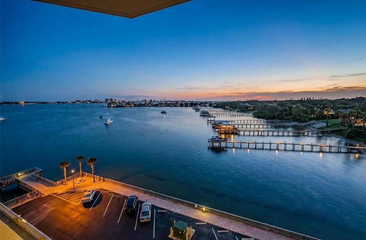 Sunsets on bay